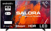 Salora 32HA550 tv 81,3 cm (32") HD Smart TV Wifi Zwart 250 cd/m²