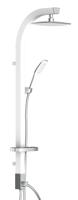 Schutte MADAGASKAR hoofddoucheset | wit-chroom
 60065