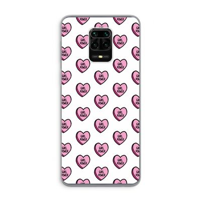 GIRL POWER: Xiaomi Redmi Note 9 Pro Transparant Hoesje