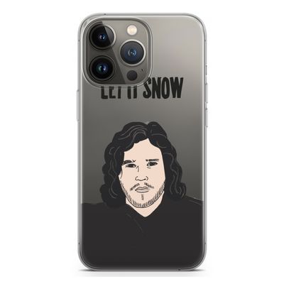 Let It Snow: iPhone 13 Pro Transparant Hoesje