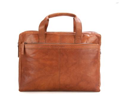 Spikes en Sparrow Schoudertas / Laptoptas 15.6&apos;&apos; Brandy