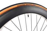 Chaoyang Mini Shark Band (28") 700x25c Zwart/Bruin + Presta Binnenband 80mm Chaoyang Mini Shark Band (28") 700x25c Zwart/Bruin + Presta Binnenband 80mm