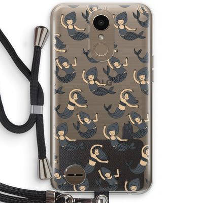 Zeemeermin: LG K10 (2017) Transparant Hoesje met koord
