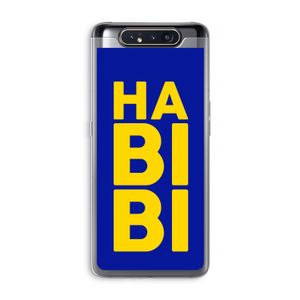 Habibi Blue: Samsung Galaxy A80 Transparant Hoesje