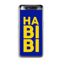 Habibi Blue: Samsung Galaxy A80 Transparant Hoesje