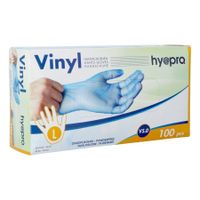 Pharmex Handschoenen Blauw Vinyl L Poedervrij 100