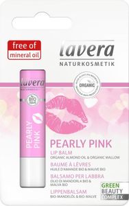 Lavera Lippenbalsem/lipbalm pearly pink bio EN-FR-IT-DE (4 gr)