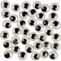 Creativ Company Wiebelogen, niet zelfklevend, d 12 mm, 30 stuk/ 1 doos