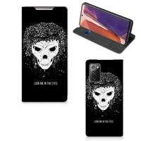 Mobiel BookCase Samsung Galaxy Note20 Skull Hair