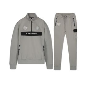 Black Bananas Rumble Trainingspak Grey/White - Maat M - Kleur: Grijs | Soccerfanshop