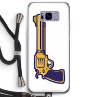 Pew Pew Pew: Samsung Galaxy S8 Plus Transparant Hoesje met koord Pew Pew Pew: Samsung Galaxy S8 Plus Transparant Hoesje met koord