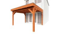 Trendhout Aanbouwveranda Ancona 375x390 cm - plat dak- - Hout- Trendhout