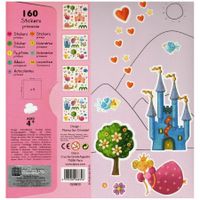 160 stickers Prinses Marguerite DJECO meerdere kleuren - thumbnail