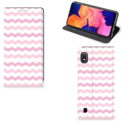 Samsung Galaxy A10 | Hoesje met Magneet | Waves Roze