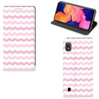 Samsung Galaxy A10 | Hoesje met Magneet | Waves Roze