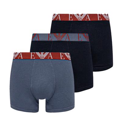 Armani boxershorts 3-pack Emporio Armani blauw