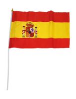 Vlag Op Stok Spanje (30x45cm)