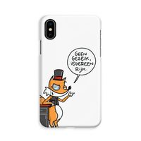 Geen Gezeik: iPhone Xs Volledig Geprint Hoesje