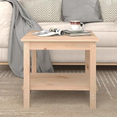 Salontafel 50x50x45 cm massief grenenhout