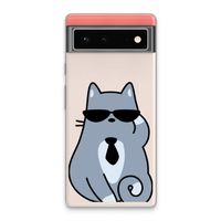 Cool cat: Google Pixel 6 Transparant Hoesje