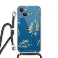 Simple leaves: iPhone 13 mini Transparant Hoesje met koord