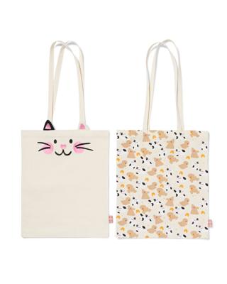 HEMA Canvas Tas Katten