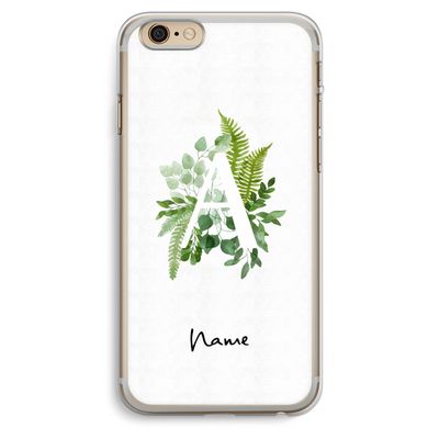Green Brush: iPhone 6 Plus / 6S Plus Transparant Hoesje