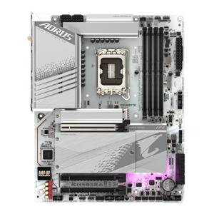 GIGABYTE Z790 AORUS ELITE AX ICE moederbord RAID, 2.5 Gb-LAN, WLAN, BT, Sound, ATX