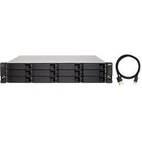 QNAP TL-R1200C-RP behuizing voor opslagstations 2.5/3.5 HDD-/SSD-behuizing Zwart, Grijs - thumbnail
