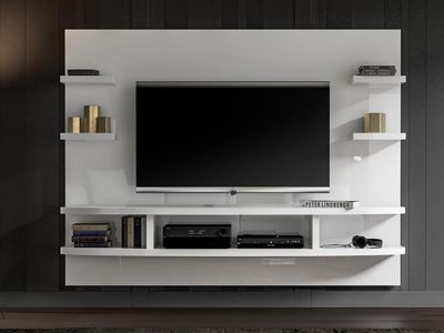 Tv-meubelset WALI wit/hoogglans wit