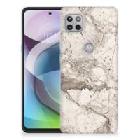 Motorola Moto G 5G | TPU | Siliconen hoesje | Marmer Beige