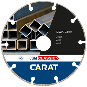 Carat Doorslijpschijf voor metaal | 125X22,23 mm | CGM Classic - CGMC125300