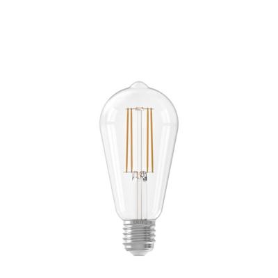 LED volglas Lang Filament Rustieklamp 220-240V 3.5W 250lm E27 ST64, Helder 2300K Dimbaar - Calex