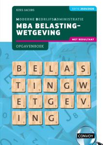 MBA Belastingwetgeving met resultaat (Paperback)