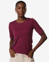HEMA Dames Clara Shirt Bordeauxrood (bordeauxrood)