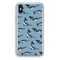 Narwhal: iPhone X Transparant Hoesje