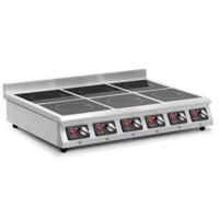 Inductiekookplaat - 6 x 28 cm - 60 tot 240 °C - 400 V - timer - Royal Catering Inductiekookplaat - 6 x 28 cm - 60 tot 240 °C - 400 V - timer - Royal Catering