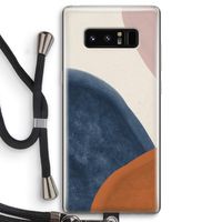 Geo #1: Samsung Galaxy Note 8 Transparant Hoesje met koord