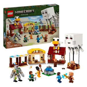 LEGO minecraft 21273 de ghast-ballon aanval op het dorp