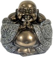 Happy Boeddha Bronskleurig (9 cm)