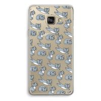 Poezen: Samsung Galaxy A3 (2016) Transparant Hoesje