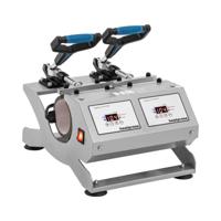 Mokpers - dubbel - tot 250 °C - LED-display - timer