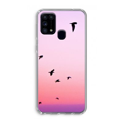 Fly away: Samsung Galaxy M31 Transparant Hoesje