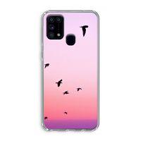 Fly away: Samsung Galaxy M31 Transparant Hoesje