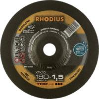 Rhodius XT10 206262 Doorslijpschijf gebogen 180 mm 1 stuk(s) RVS, Staal