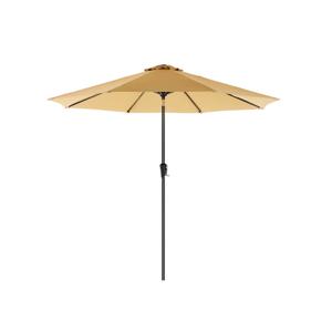 Opvouwbare parasol met zwengel zonder standaard, Taupe / 2,7 M