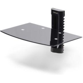 StarTech.com Hangende Wandplank voor Audio/Video Apparatuur, In Hoogte Verstelbaar Schap voor Onder