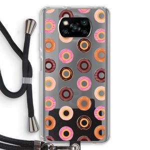 Donuts: Xiaomi Poco X3 NFC Transparant Hoesje met koord