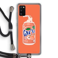 S(peach)less: Samsung Galaxy A41 Transparant Hoesje met koord