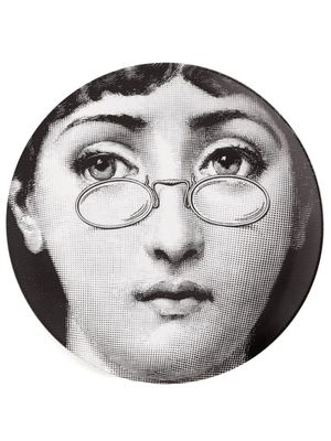 Fornasetti assiette décorative Tema e Variazioni No. 155 - Blanc